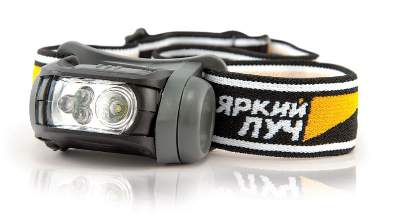 ЯРКИЙ ЛУЧ LH-080 (CREE 3W 80lm+3 красных LED, 3 режима, 3x AAA)