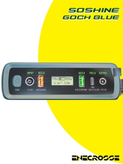 Портативная зарядная станция Soshine GOCH Blue (36 Ач)