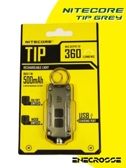 Nitecore TIP grey (XP-G2, 360lm, 74m)