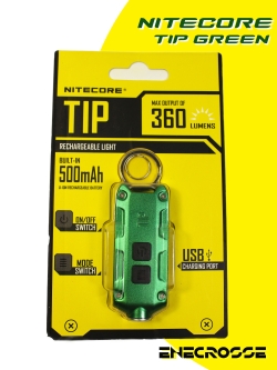 Nitecore TIP green (XP-G2 S3, 360lm, 74m)