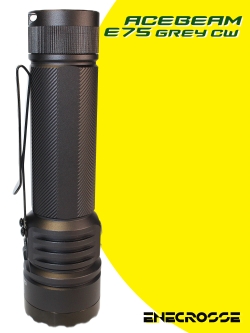 Acebeam E75 6500K Grey (1x21700, 4500lm, 260m)
