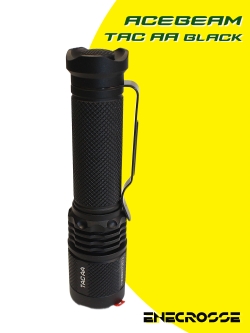 Фонарь EDC Acebeam TAC AA Black (1хNichia 519A-V1 5000K High CRI90, 1xAA/14500, 750 лм, 200 м)