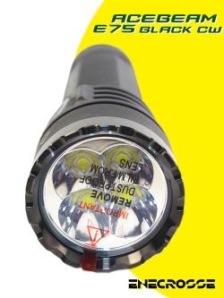 Acebeam E75 6500K Black (1x21700, 4500lm, 260m)