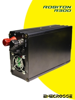Автомобильный инвертор ROBITON R300 (300W, 12V-220V, БЕЗ УПАКОВКИ)