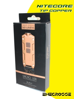 Nitecore TIP COPPER (ЗУ, встр. акк-р, 1x XP-G2 S3, 360lm, 64m)