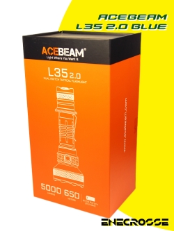 Acebeam L35 2.0 Blue XHP70.3 6500K (1x21700, 5000lm, 650m)
