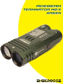 Acebeam Terminator M2-X 5000K Green (3хNichia 519A High CRI90, 1x18650, 2000/900lm, 164/500m)