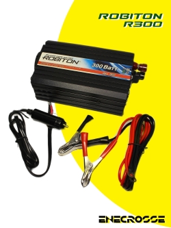 Автомобильный инвертор ROBITON R300 (300W, 12V-220V, БЕЗ УПАКОВКИ)