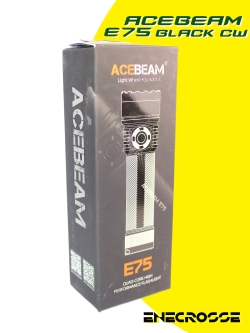 Acebeam E75 6500K Black (1x21700, 4500lm, 260m)