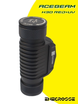 Фонарь Acebeam H30 Red+UV 5000K (ЗУ, 3x LED, 1x21700, 4000 лм, 171 м)