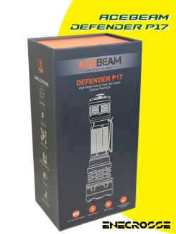 Фонарь Acebeam P17 DEFENDER Black (1x21700, 1хCREE XHP70.3 HI, 4900 лм, 445 м)