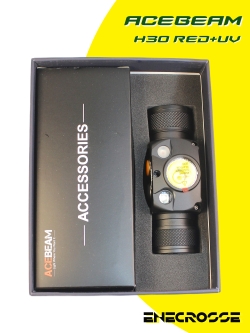 Фонарь Acebeam H30 Red+UV 5000K (ЗУ, 3x LED, 1x21700, 4000 лм, 171 м)