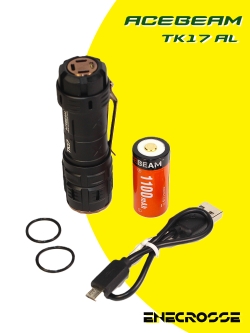 Фонарь Acebeam TK17 AL (1x18350-в компл., 3x SAMSUNG LH351D, 2300 лм, 146 м)