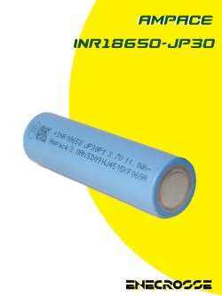 Аккумулятор Li-Ion 36/56A Ampace INR18650-JP30 (18,2x65,1 мм, 3,5 мОм, 2930 мАч, 3,6/4,2 В)