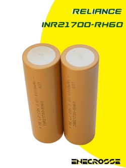 Аккумулятор Li-Ion 20A Reliance INR21700-RH60 (21x71 мм, 6,5 мОм, 5780 мАч, 3,6/4,2 В)