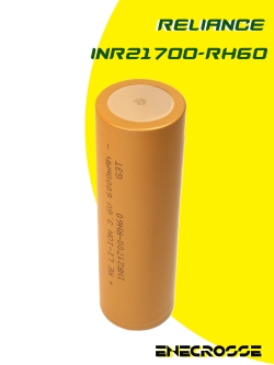 Аккумулятор Li-Ion 20A Reliance INR21700-RH60 (21x71 мм, 6,5 мОм, 5780 мАч, 3,6/4,2 В)