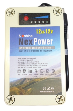 Батарея Li-Ion 12V 12Ah Soshine NexPower PS12V12AH10A-S