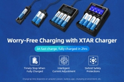 Аккумулятор Li-Ion высокотоковый XTAR 21700HP (с защитой, длина 75 мм, 3,6/4,2 В, 25 A, 5000 мАч, 18 мОм)