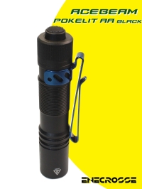 Фонарь ACEBEAM Pokelit AA Black (УЦЕНКА, 1xNICHIA 219F 5000K CRI90, 1xAA/14500, 550 лм, 86 м)
