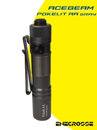 Фонарь ACEBEAM Pokelit AA Gray (УЦЕНКА, 6500K, 1xAA/14500, 1000 лм, 105 м)