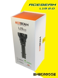 Фонарь Acebeam L19 2.0 White LED (1xLuminus SFT-40 HI, 1x21700, 2200 лм, 1083 м)