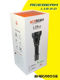 Фонарь Acebeam L19 2.0 White LED (1xLuminus SFT-40 HI, 1x21700, 2200 лм, 1083 м)
