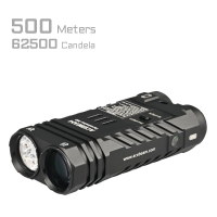 Acebeam Terminator M2 5000K Black (3хNichia 519A High CRI90, 1x18650, 2000/900lm, 164/500m)