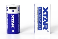 Аккумулятор Li-Ion XTAR 16340 (длина 34,1 мм, 3,6/4,2 В, 900 мАч, 2,7 A)