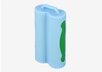 18650x2 силиконовый кейс (голубой)