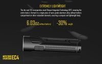 Фонарь Nitecore EC4 (XM-L2, 1000 лм, 322 м) БЕЗ УПАКОВКИ