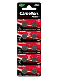 AG3 Camelion AG3-BP10 батарейка (Ср. годности: до 10.2022 г.) AG3 Camelion AG3-BP10 батарейка (Ср. годности: до 10.2022 г.)