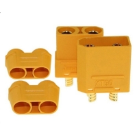 AMASS XT90(M+F) разъем питания (комплект вилка/розетка)