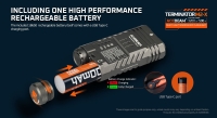 Acebeam Terminator M2-X 5000K Green (3хNichia 519A High CRI90, 1x18650, 2000/900lm, 164/500m)
