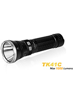 Фонарь Fenix TK41C (8xАА, белый/красный/синий свет, 1000lm/9реж., 480m)