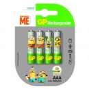 GP ReCyko AAA 850mAh minions, 4 шт в блистере