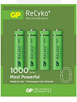 GP ReCyko+ 1000 Series 950 mAh AAA, 1 шт