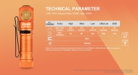 Acebeam H16 Orange 5000K NW (14500, 650lm, 86m)