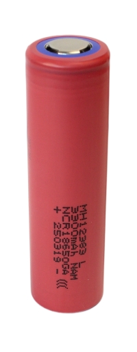 Аккумулятор Li-Ion Sanyo NCR18650GA (длина 65 мм, 3,6/4,2 В, 10 А, 3450 мАч, 26,5 мОм)