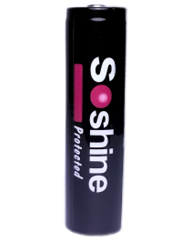 Аккумулятор Li-Ion Soshine 18650P-3.7-3600 (JAPAN CELL, с защитой, длина 68 мм, 3,6/4,2 В, 3362 мАч, 49 мОм)