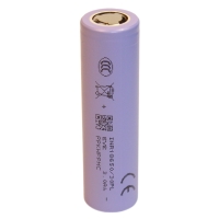 Аккумулятор Li-Ion высокотоковый EVE INR18650/30PL (без платы защиты, длина 65,1 мм, 3,6/4,2 В, 60A, 3000 мАч, 4 мОм)