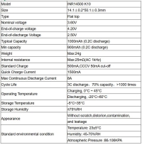 Vapcell INR14500 K10 (8A, 1000 мАч)
