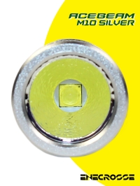 Фонарь Acebeam M10 silver (AA/14500, XP-G3 S5, 224 лм, 78 м)