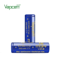 Аккумулятор Li-Ion высокотоковый Vapcell NCR18650 M34 V2.0 (3,6/4,2 В, 10 A, 3450 мАч, 23 мОм, 18,3x65,5 мм)