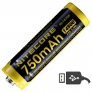 Nitecore NL1475R 14500 750 mAh protected (встроенное ЗУ)
