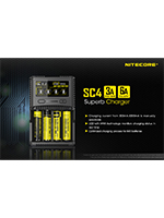 Nitecore SC4 зарядное устройство