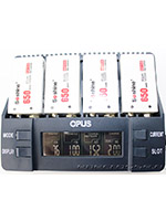 Зарядное устройство Opus BT-C900 (для 1-4 аккумуляторов типоразмера "КРОНА" Ni-Cd / Ni-Mh и Li-Ion)