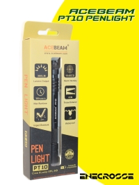 Фонарь Acebeam PT10 PENLIGHT black (2x AAA, XPL-HD, 360 лм, 65 м)