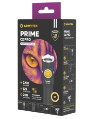 Armytek Prime C2 PRO XHP50.2 Magnet USB Warm+18650 F08101W (2050lm, 200m)
