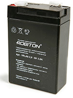 ROBITON VRLA6-2,8 6В 2800mAh Аккумулятор  SLA