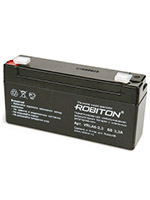 ROBITON VRLA6-3.3 6B 3300mAh Аккумулятор SLA